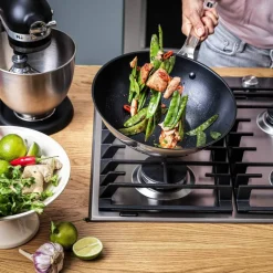 Wok 28 cm, rustfritt stål