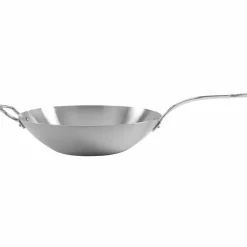 Wokpanne 32 cm, rustfritt stål