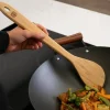 Wokspatel 33 cm, polert bambus