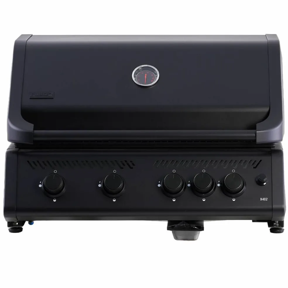 X402 innbyggingsgrill, svart