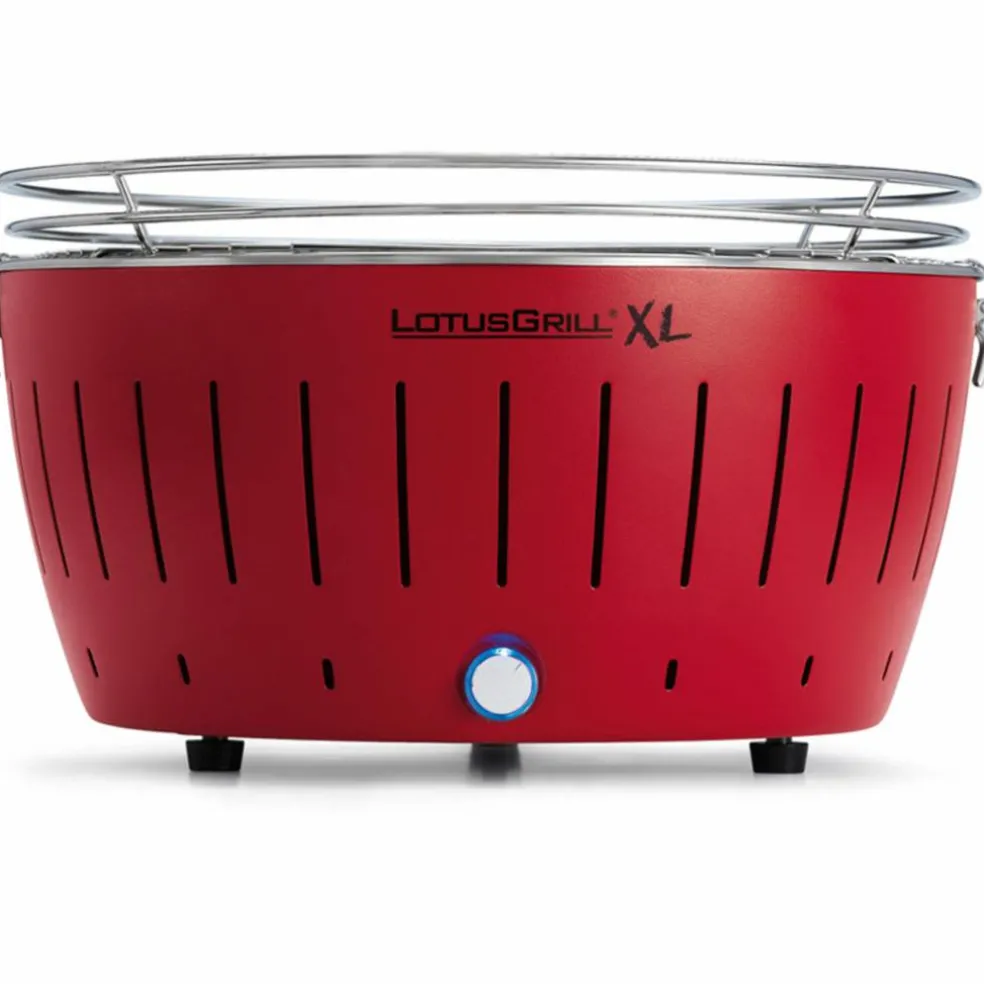 XL Røykfri kullgrill Rød