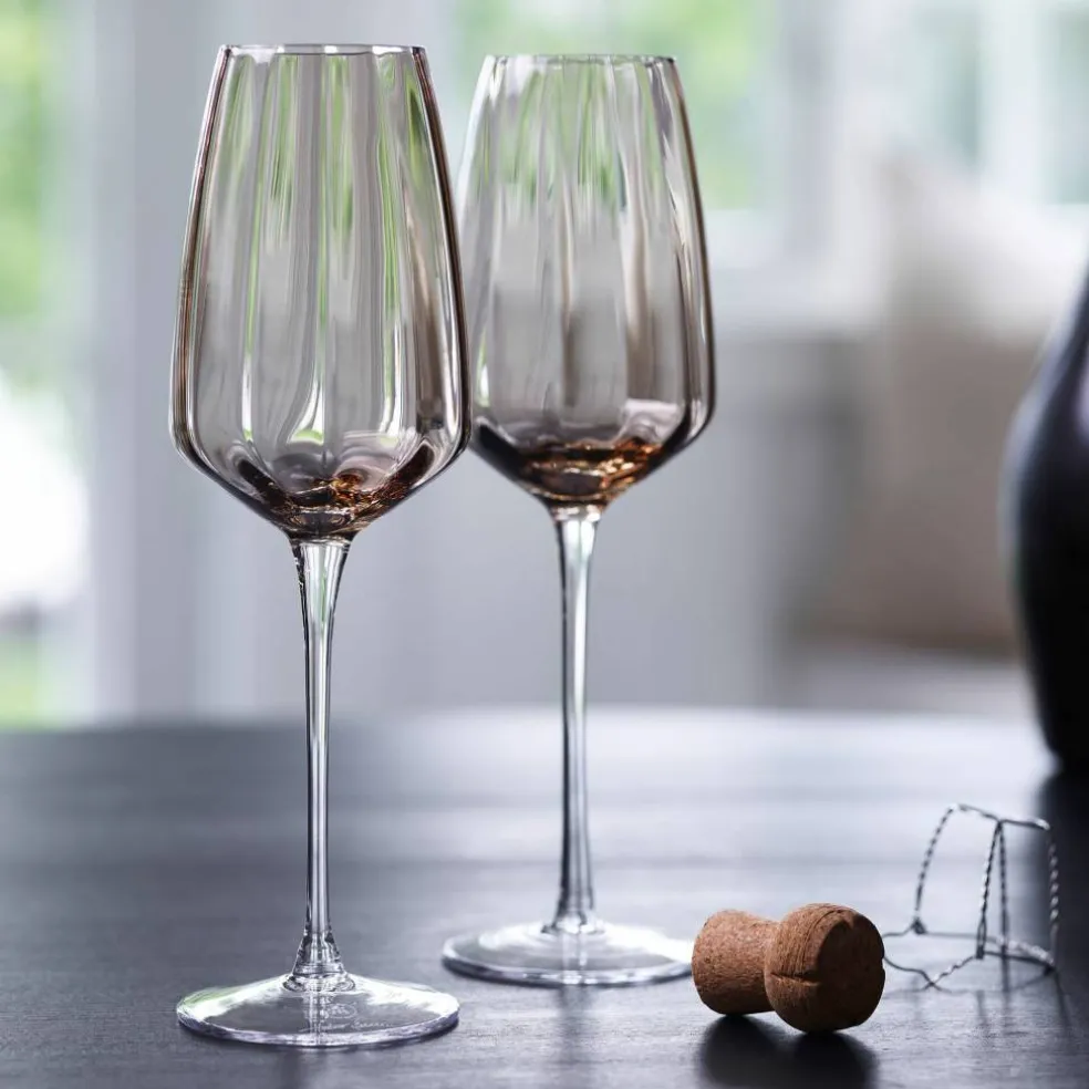 XO champagneglass 30 cl, topaz