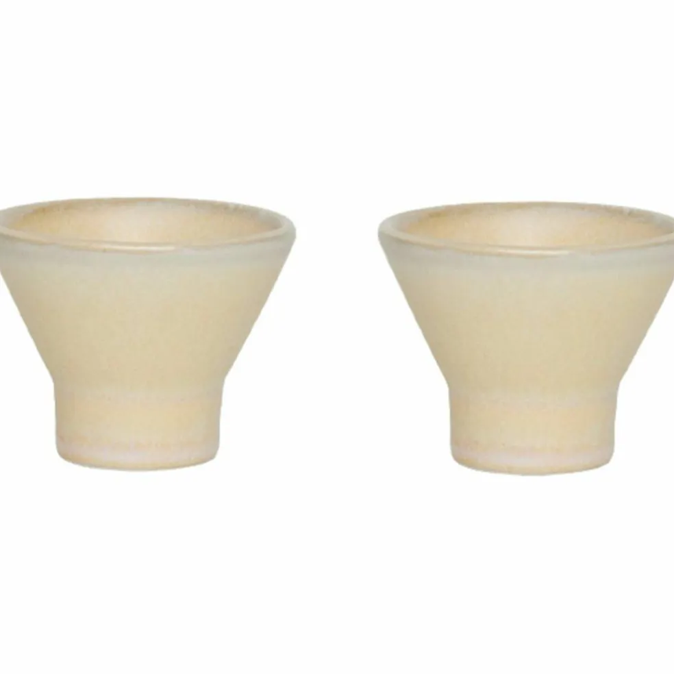 Yuka eggeglass 2-pack, terrakotta