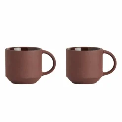 Yuka espressokopp 2-pack, dark