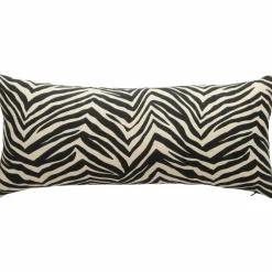 Zebra pute 30 x 70 cm, hvit/svart